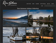 Tablet Screenshot of donsolomonphotography.com